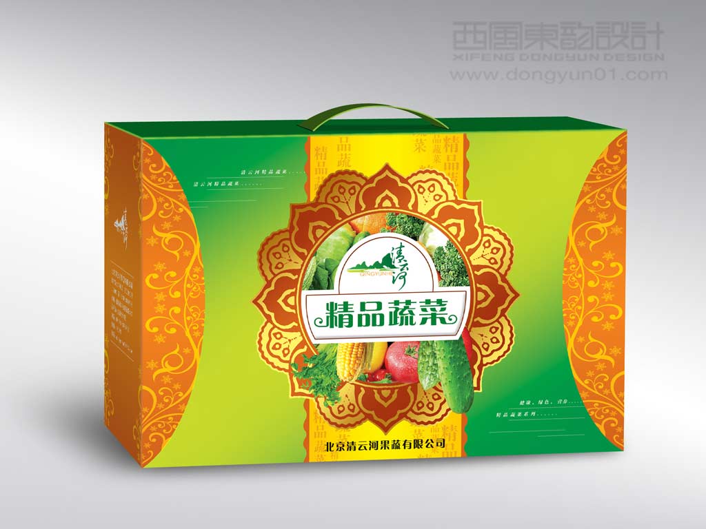 北京清云河果蔬公司精品果蔬包裝設計