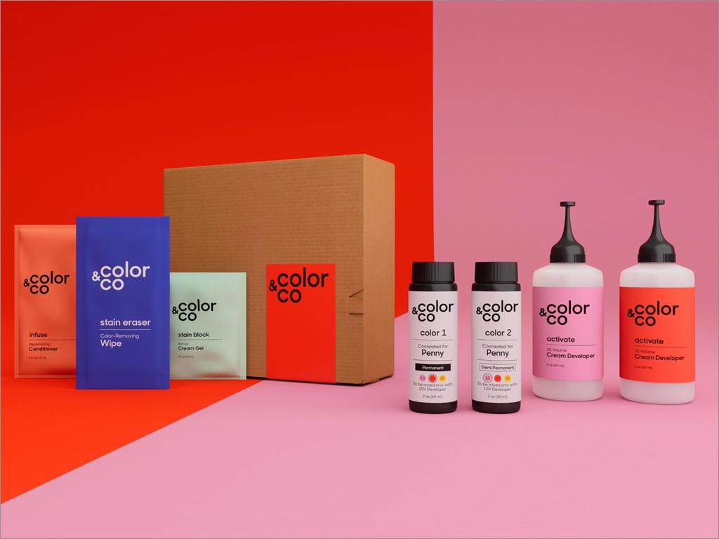 Color&Co染發劑包裝設計