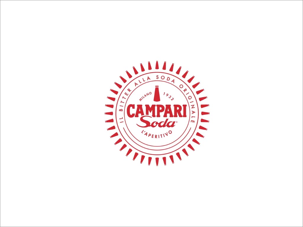 坎帕里(Campari)開胃酒logo設計 坎帕里(Campari)開胃酒logo設計