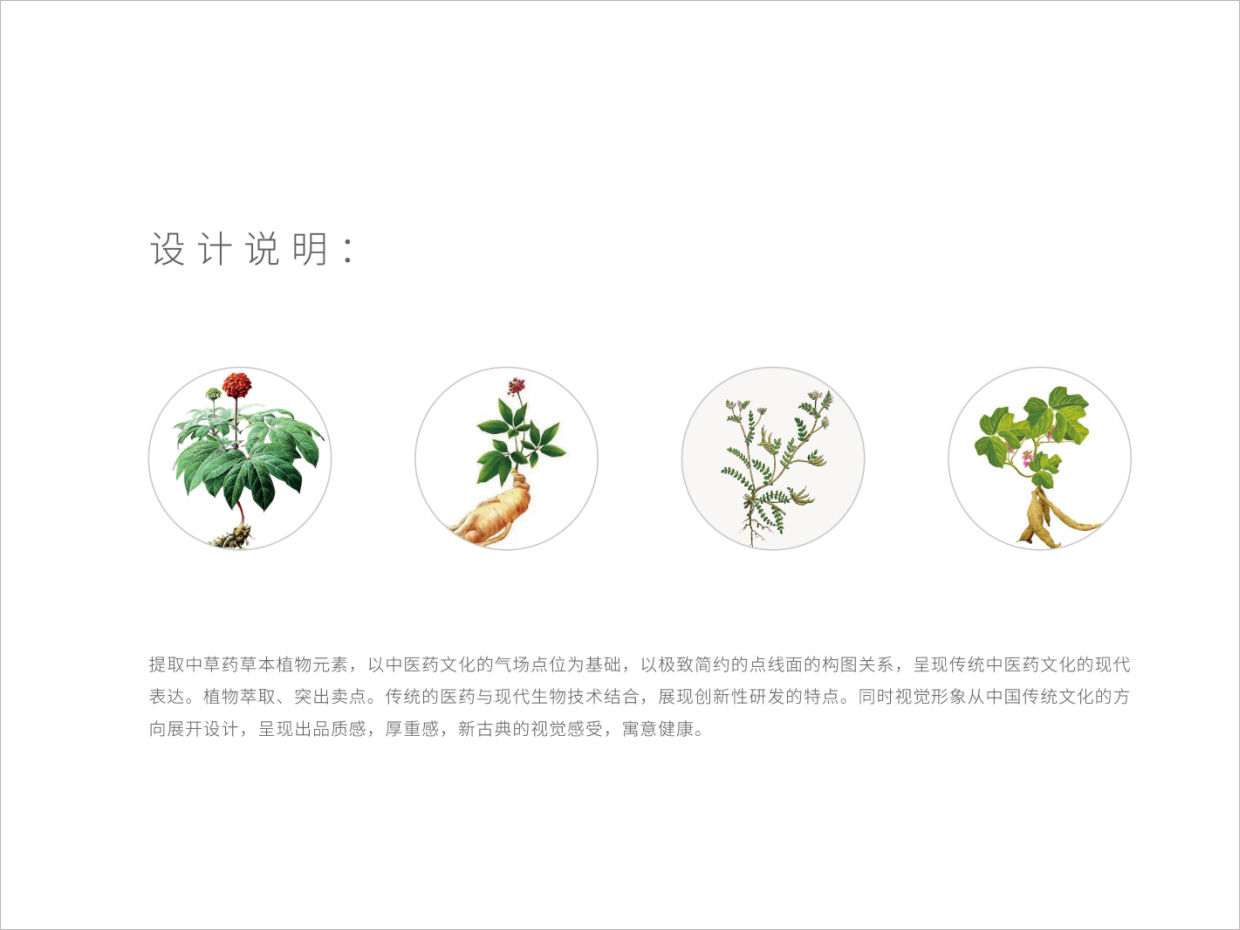 先聲藥業氣血康口服液包裝設計之設計說明